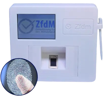 Fingerabdruck Zeiterfassung