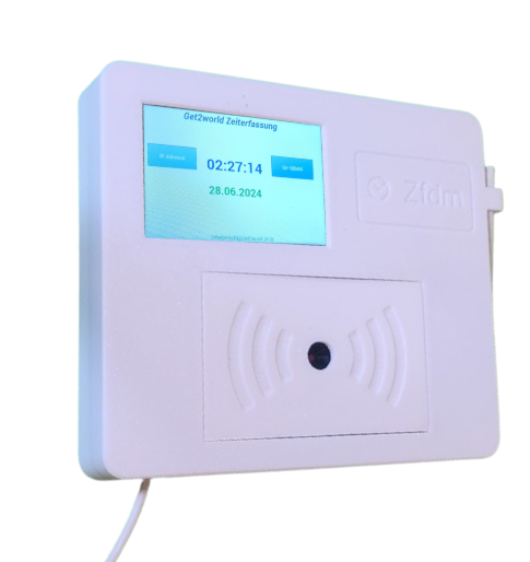 Mitarbeiterzeiterfassung Terminal mit Gesichtserkennung und WLAN