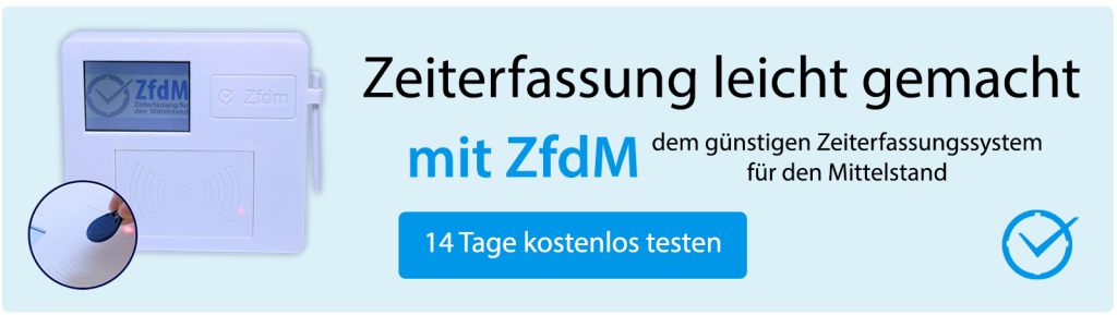 Zeiterfassungssystem mit Chip