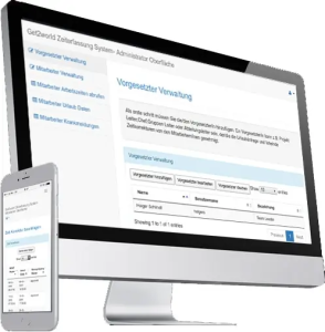 Employee time recording for your company