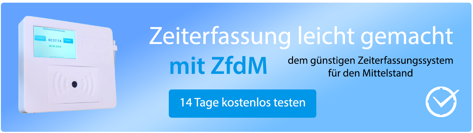 Zeiterfassung mit Gesichtserkennung