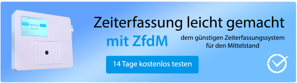 Digitale Zeiterfassung